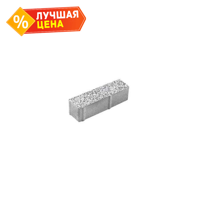 Плитка тротуарная Паркет Б.8.П.8 Стоунмикс бело-чёрный 360x80x80 мм