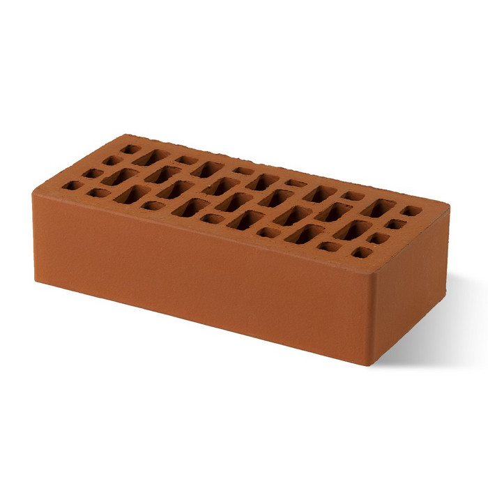 Кирпич BRAER красный 1НФ ГОСТ, 250х120х65 мм