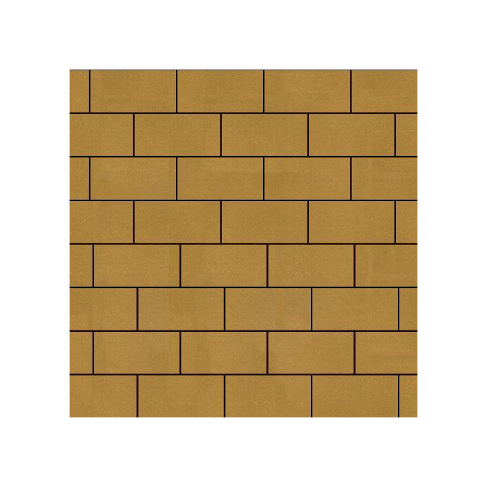 Тротуарная плитка Steinrus Прямоугольник Лайн 200х100х60 мм Желтый