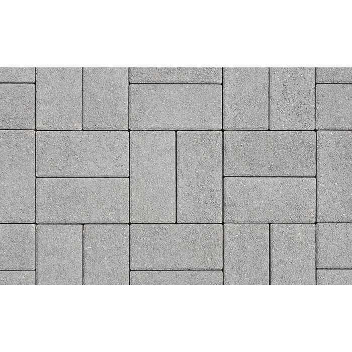 Плитка тротуарная Прямоугольник (Ла-Линия) В.2.П.10 гранит серый 200x100x100 мм